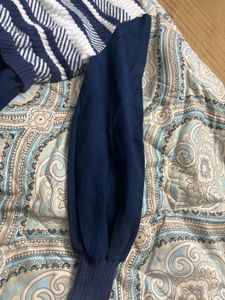 Vintage Style Blue Striped Dress