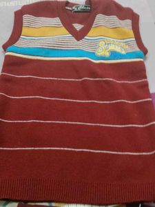 Boys Sleeveless Sweater
