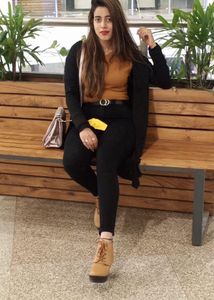 Ribbed Mustard Yellow Top