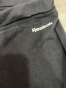 Black Athletic Leggings with White Logo