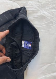 Champion Men's Black Logo Shorts