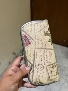 Vintage Floral Postcard wallet