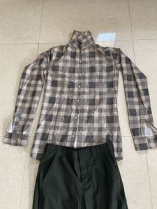 Men's Checked Long Sleeve Shirt