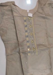 Elegant Women's Ethnic  chanderi silk Kurta