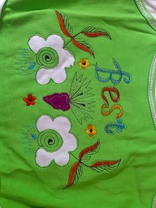 Girl Green Frock