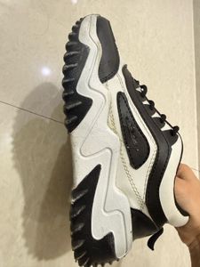 Stylish Black &amp; White Sneakers