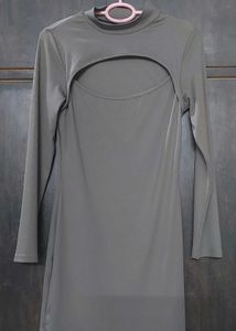 Savana trendy Cut-Out Long Sleeve Mini Dress