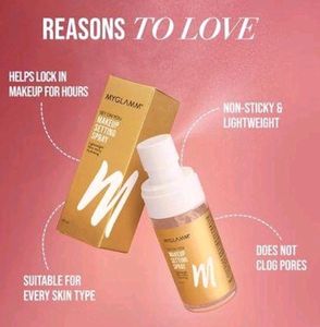 Sealed Pack Myglamm Makeup Setting Spray.