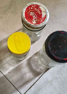 Set of 3 Glass Jars