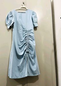 Chic Ruched Midi Dress