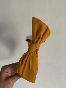 Mustard Yellow Bow Headband