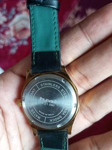 Vintage Hmt Chirag Gold Tone Watch