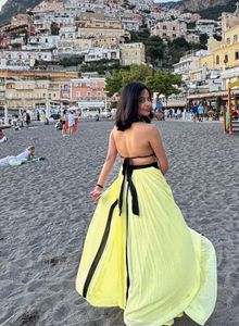 Stunning Yellow Maxi Dress