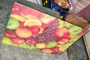 Vibrant Fruit Cutting Board