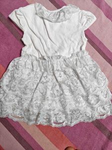 Cute White Lace Baby Dress