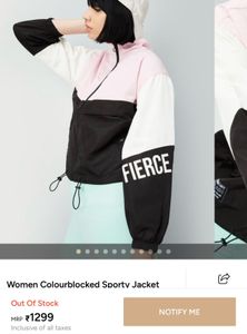 Women's Colorblock Windbreaker Jacket