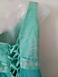 Stunning One Shoulder Floral Gown