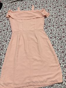 Peach Elegant Dress