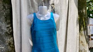 Blue One Piece Swimsuit