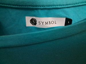 Teal Crew Neck Tee