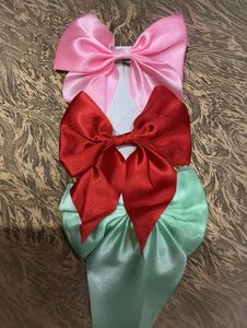Cute Satin Bow Hair Clips Set