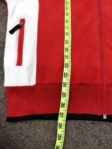Red &amp; White Track Jacket
