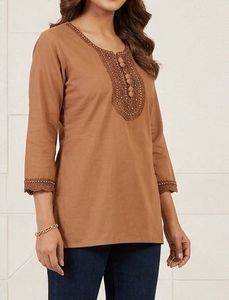Stylish Brown Kurta Top