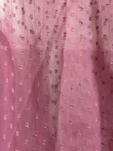 Sheer Pink Blouse with Heart Details