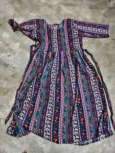 Bohemian Print Midi Dress