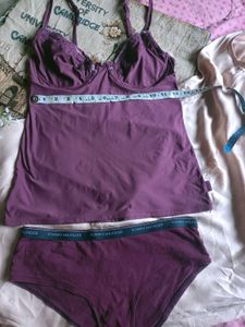 Tommy Hilfiger Purple Lingerie Set