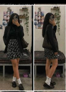 Chic Black &amp; White Skirt