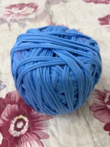 Blue T-Shirt Yarn Ball