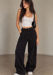 Corduroy Wide Leg Pants