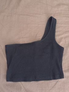 Two One-Shoulder Crop Tops