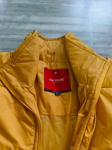 Stylish Yellow Puffer Jacket for womens