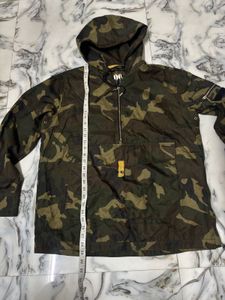 ZARA Camo Print Anorak Jacket