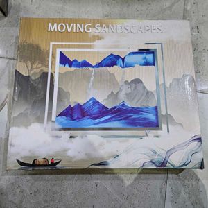 Moving Sand Art 3d Glass Showpiece Home Decor