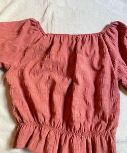 Chic Square Neck Puff Sleeve Top