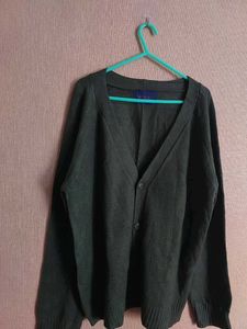 Stylish Olive Green Cardigan