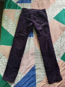 YK2 Dark Purple Corduroy Pants