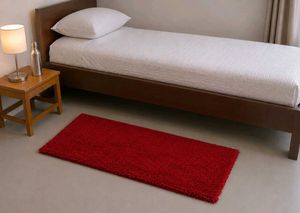 Plush Red Rug