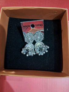 cute silver earrings