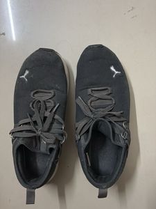 Puma Grey Running Shoes