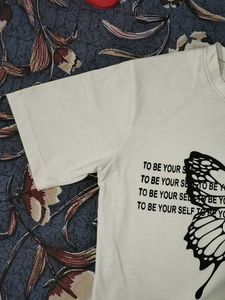 Unique Butterfly Split T-Shirt