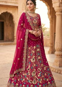 Exquisite Embroidered Lehenga Choli Set