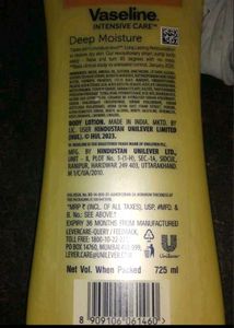 Vaseline Deep Moisture Lotion