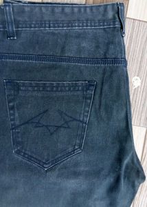 Classic Dark Grey Denim Jeans