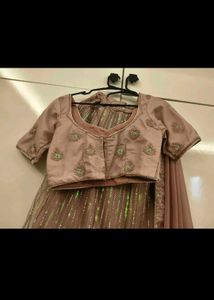 onion pink lehanga choli