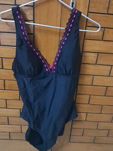 Stylish Black One-Piece Swimsuit