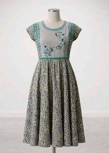 Beautiful Embroidered Ethnic Gown